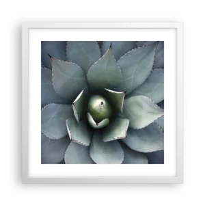 Plakat i hvid ramme - Lokkemad og advarsler - 40x40 cm