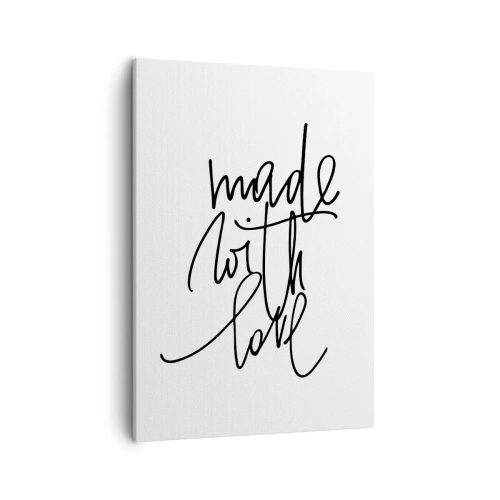 Lærredstryk - Billede på lærred - Det bedste mærke - 50x70 cm