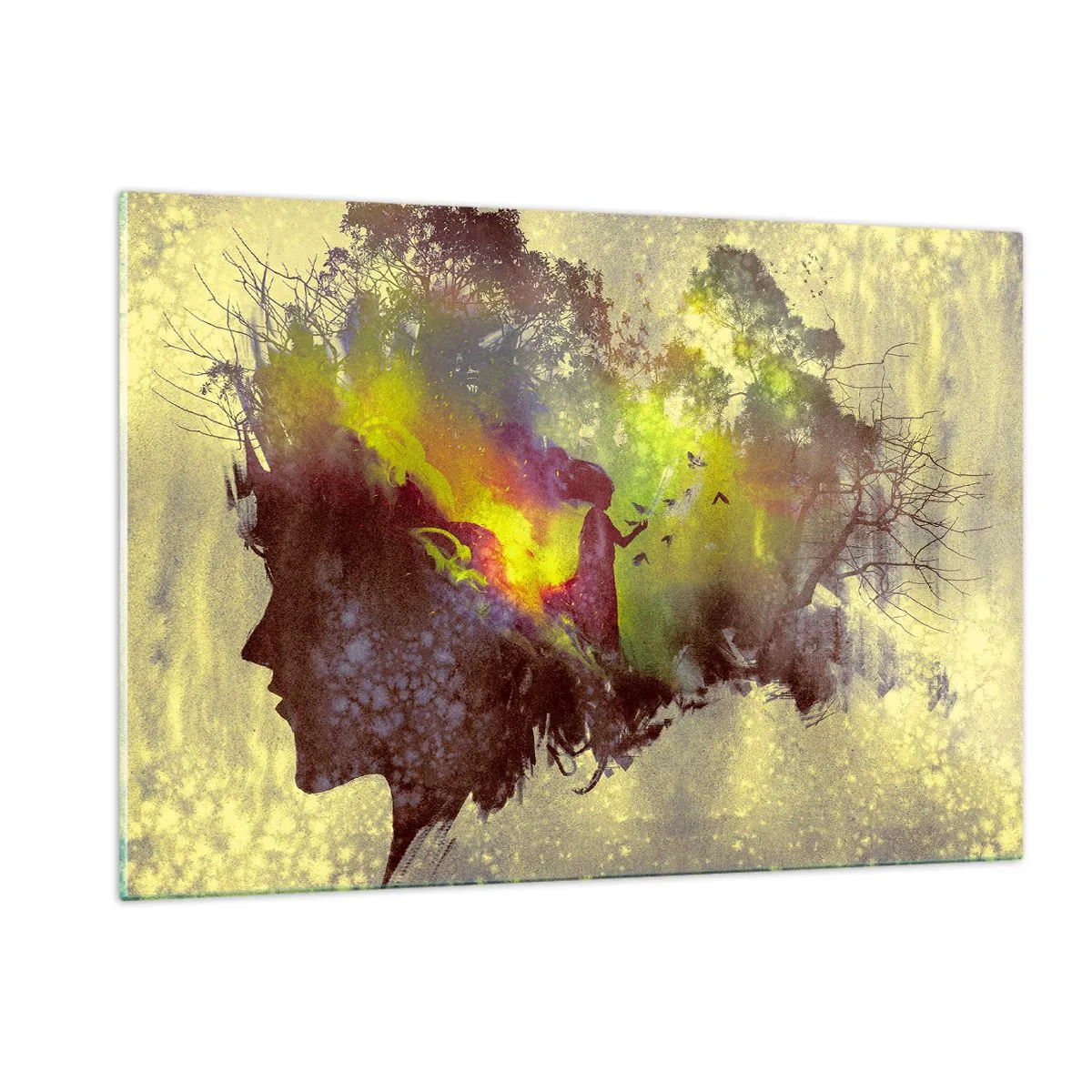 Billede på glas - Moder Natur - 120x80 cm