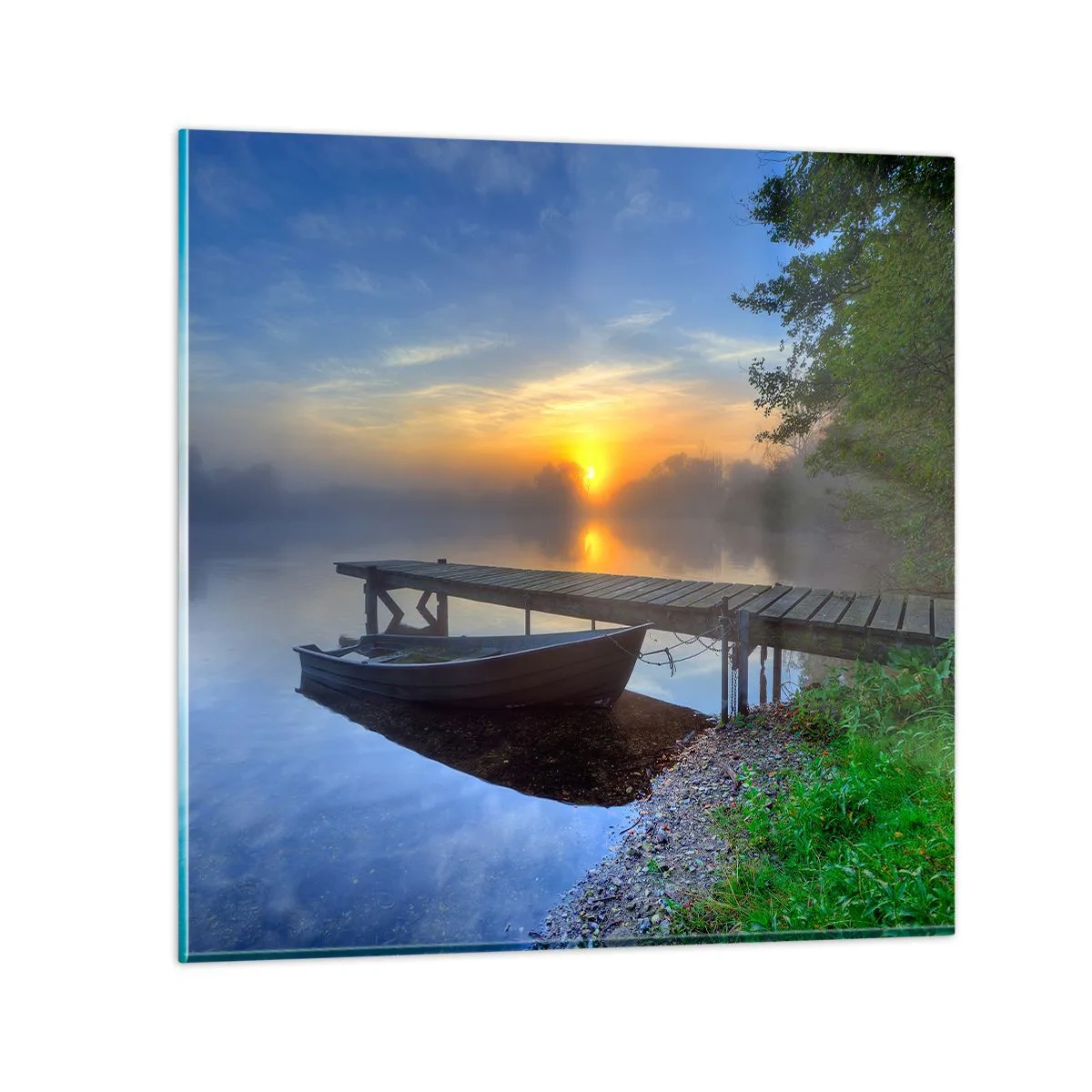 Billede på glas - Hvordan det almindelige bliver til noget magisk - 50x50 cm