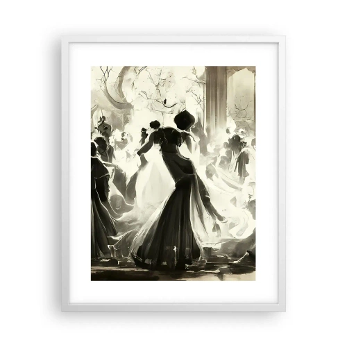Plakat i hvid ramme - Den store maskerade - 40x50 cm