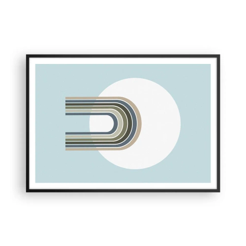 Plakat i sort ramme - Uimodståelig tiltrækningskraft - 100x70 cm