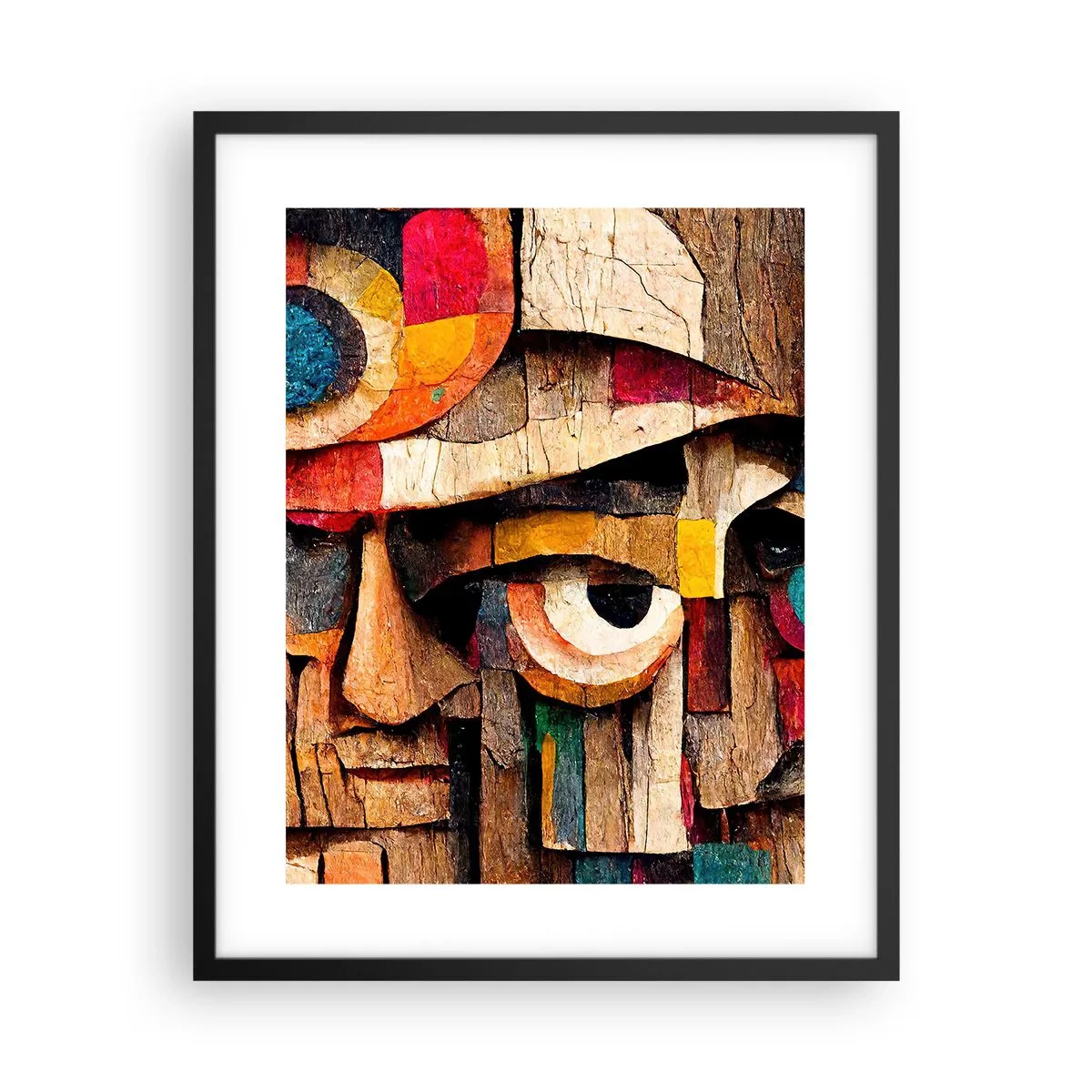 Plakat i sort ramme - Jeg kan se dig... - 40x50 cm