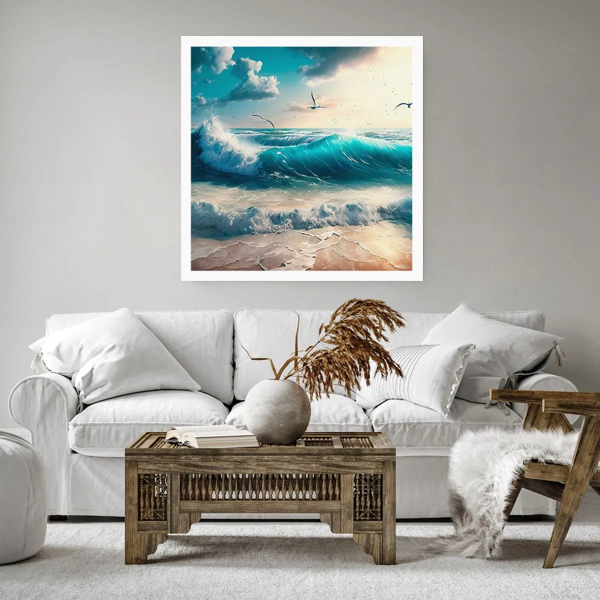 Plakat - Støj kun for dig - 50x50 cm