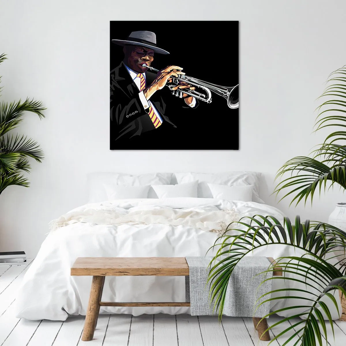 Lærredstryk - Billede på lærred - Gammeldags charme - 40x40 cm