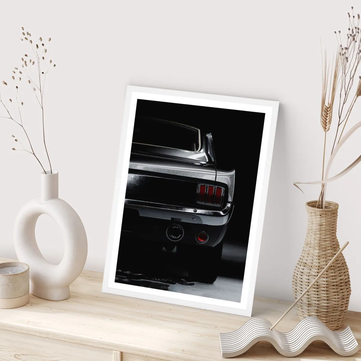 Plakat i hvid ramme - Klassisk charme - 61x91 cm