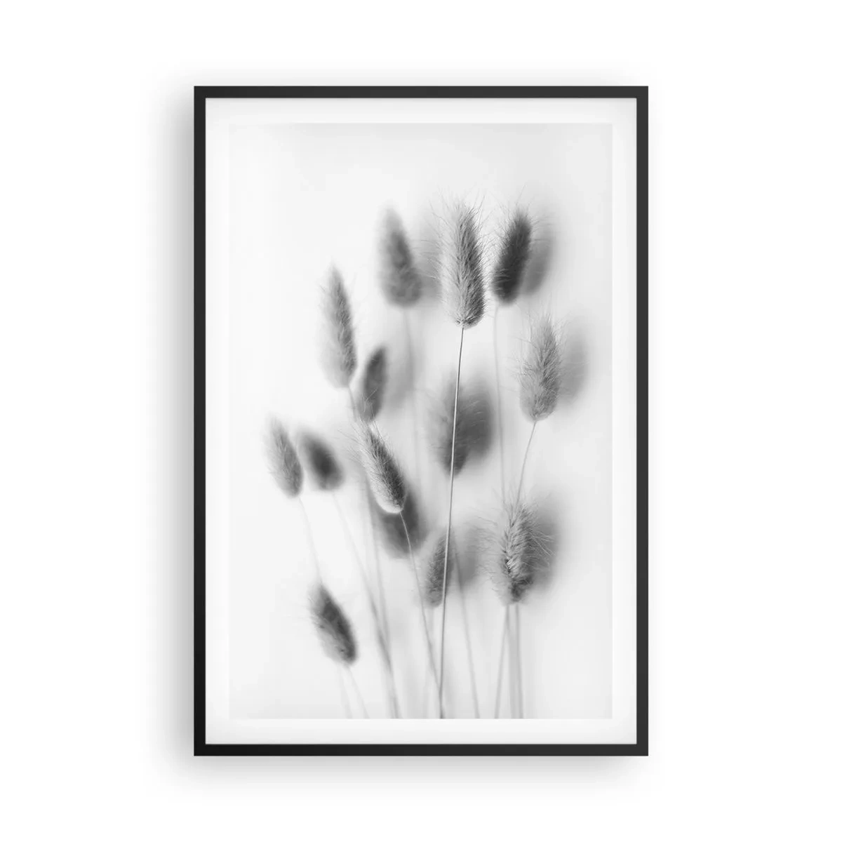 Plakat i sort ramme - Dens bløde græs - 61x91 cm