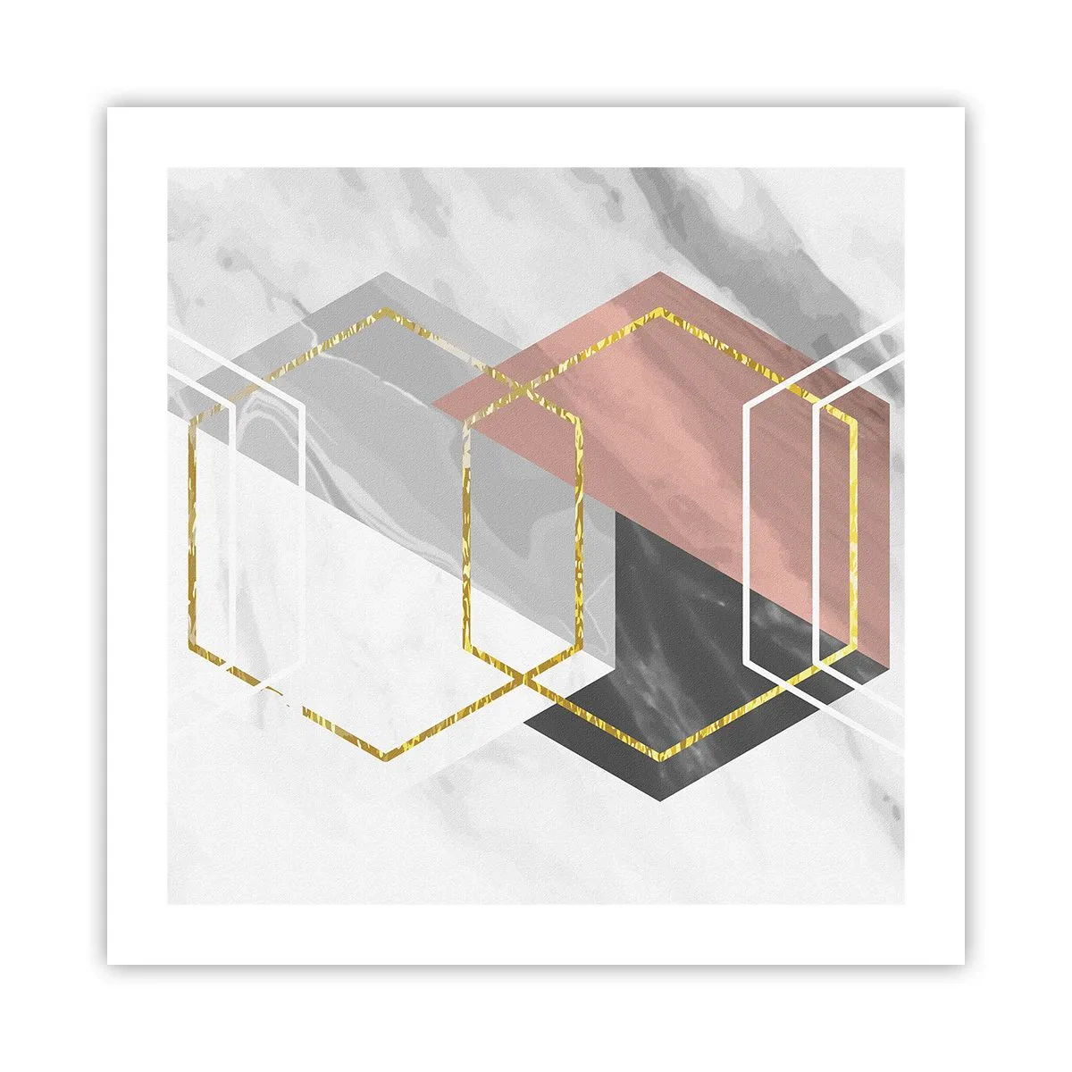 Plakat - Kædesammensætning - 50x50 cm