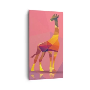 Lærredstryk - Billede på lærred - I savannens farver - 55x100 cm