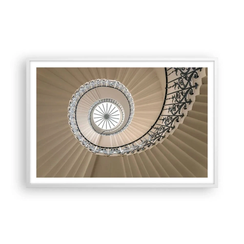 Plakat i hvid ramme - I midten af en skal - 91x61 cm