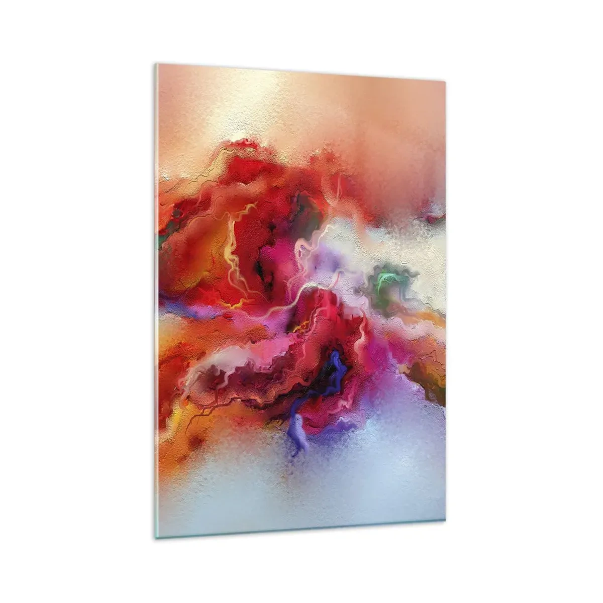 Billede på glas - Sådan fanger du drømmen - røg - 80x120 cm