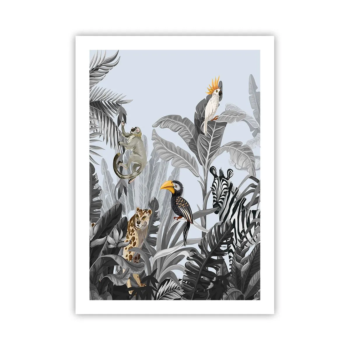 Plakat - En afrikansk fabel - 50x70 cm