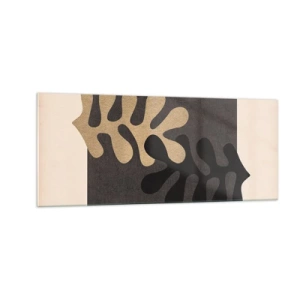 Billede på glas - Fravær og supplement - 100x40 cm