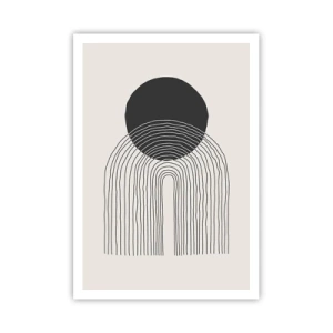 Plakat - Rystende og selvsikker - 70x100 cm
