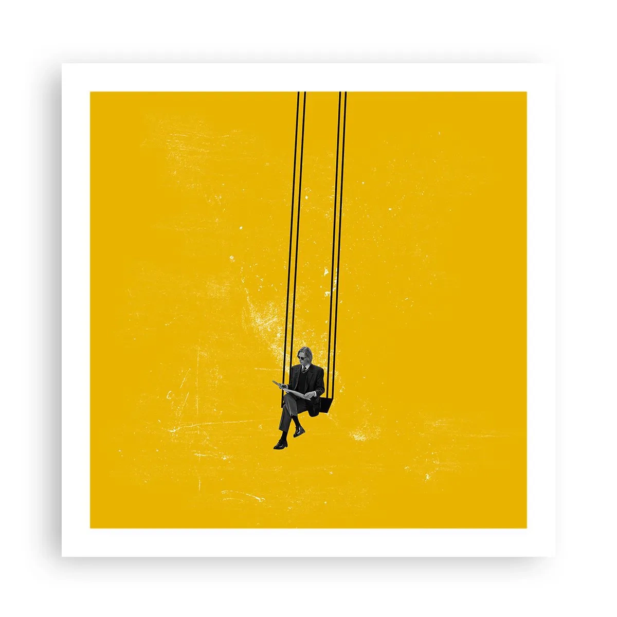 Plakat - En dag som alle andre - 60x60 cm