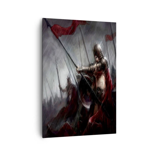 Lærredstryk - Billede på lærred - Forbipasserende, fortæl Sparta... - 70x100 cm