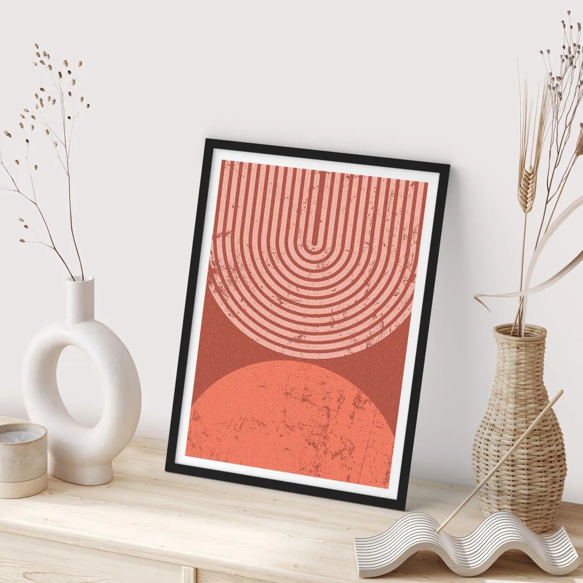 Plakat i sort ramme - Tæt forhold - 30x40 cm