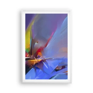 Plakat i hvid ramme - Propeller som en fugl - 61x91 cm