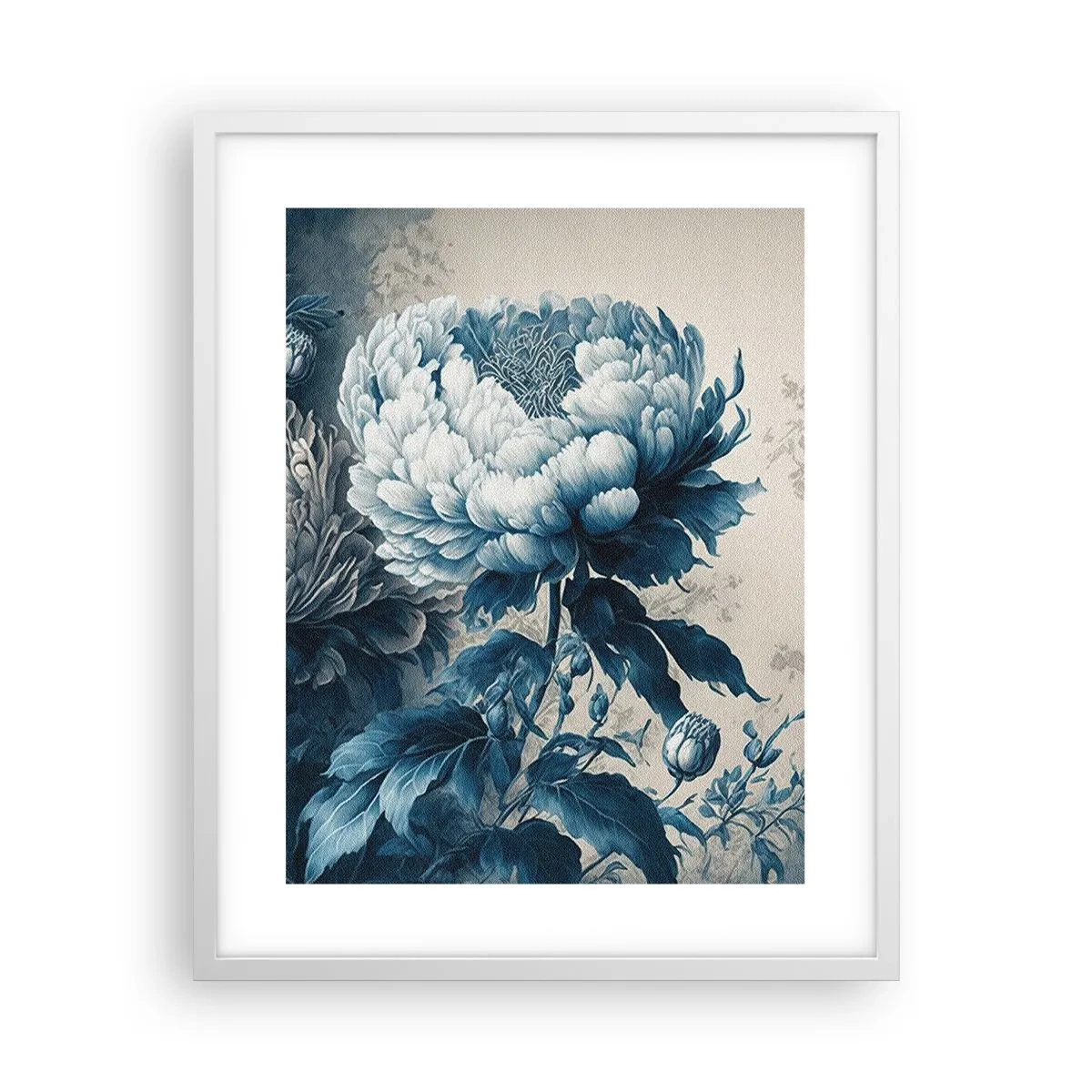 Plakat i hvid ramme - Et godt matchet par - 40x50 cm