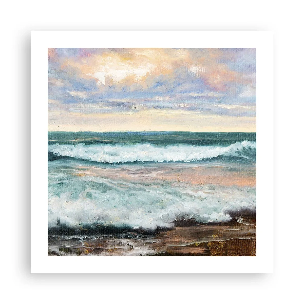 Plakat - Her vil du glatte din sjæl - 50x50 cm