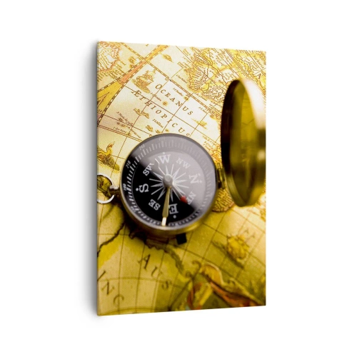 Lærredstryk - Billede på lærred - Eller måske til verdens ende? - 70x100 cm