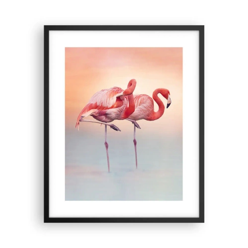 Plakat i sort ramme - I farven af den nedgående sol - 40x50 cm