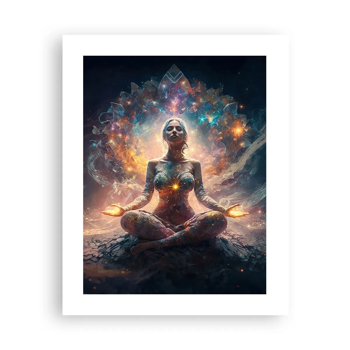 Plakat - Flow af god energi - 40x50 cm