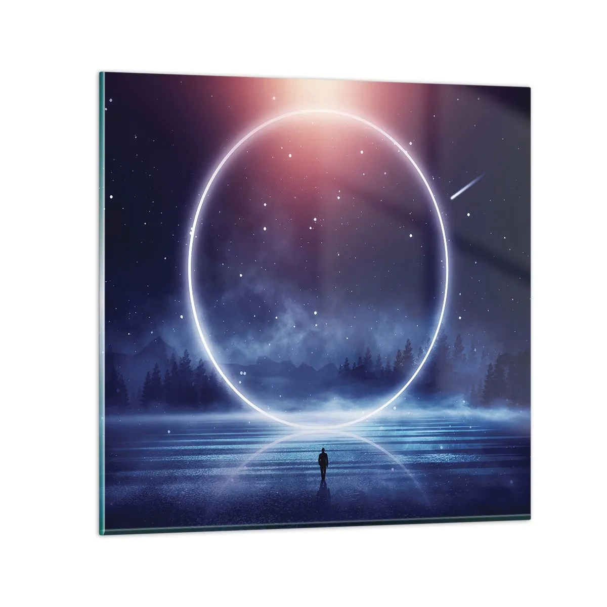 Billede på glas - De er allerede her... - 60x60 cm