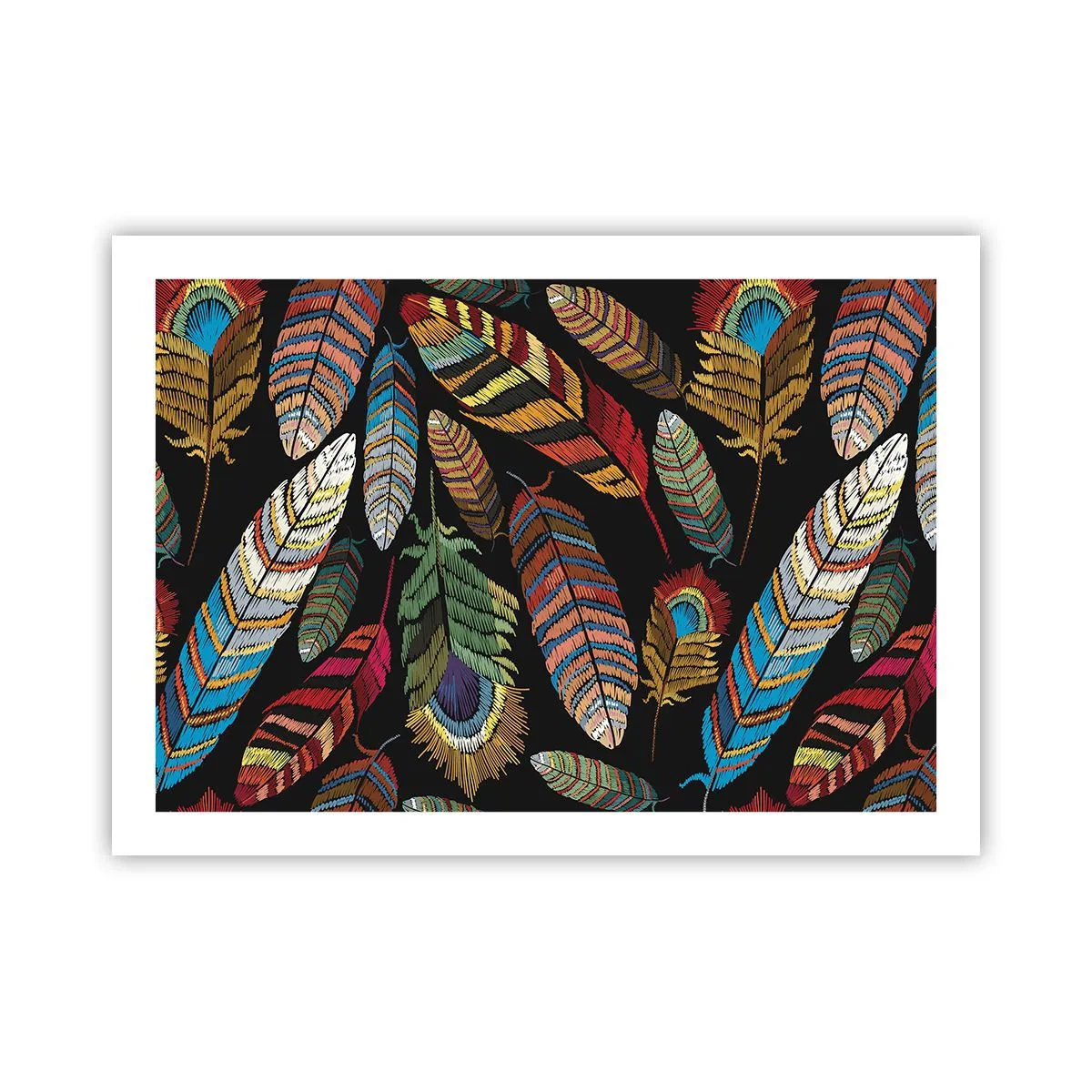 Plakat - Fuglekarneval - 70x50 cm