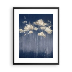 Plakat i sort ramme - Som kronblade i vinden - 40x50 cm
