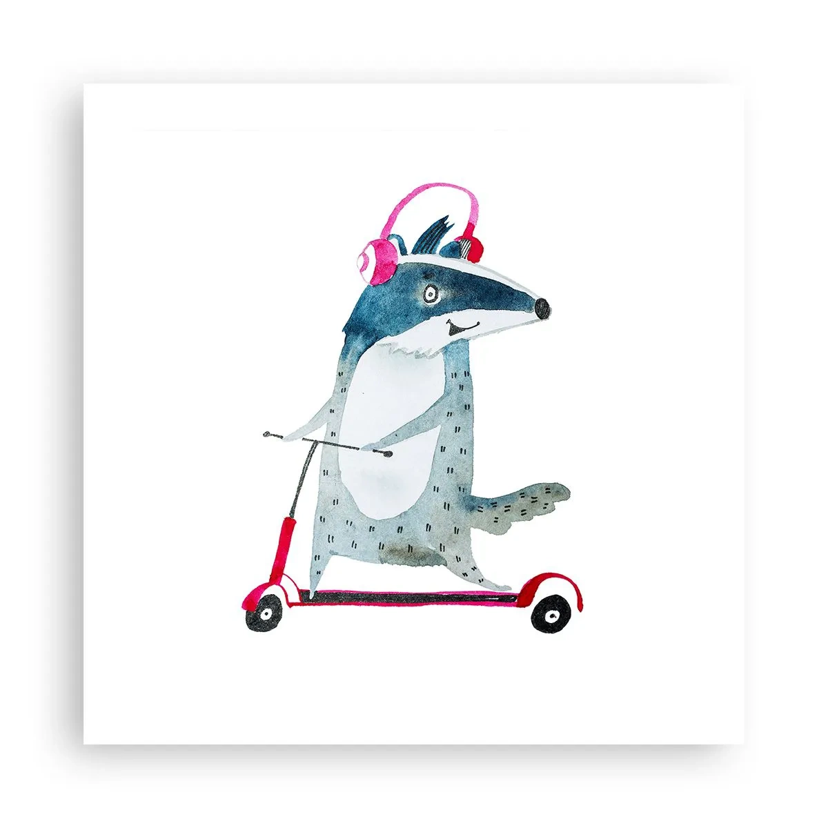 Plakat - Grævlingens glæder - 50x50 cm