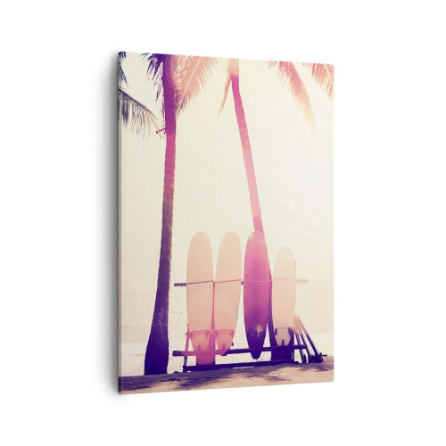 Lærredstryk - Billede på lærred - Det bliver en fantastisk dag - 50x70 cm