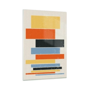 Billede på glas - Optagelse af musik - 80x120 cm