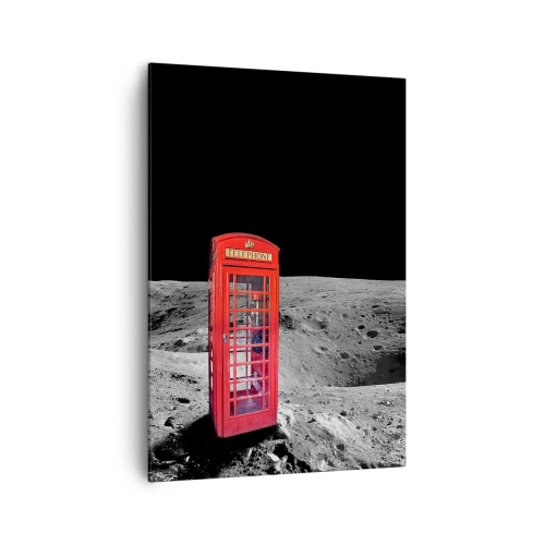 Lærredstryk - Billede på lærred - Kosmisk vittighed - 70x100 cm