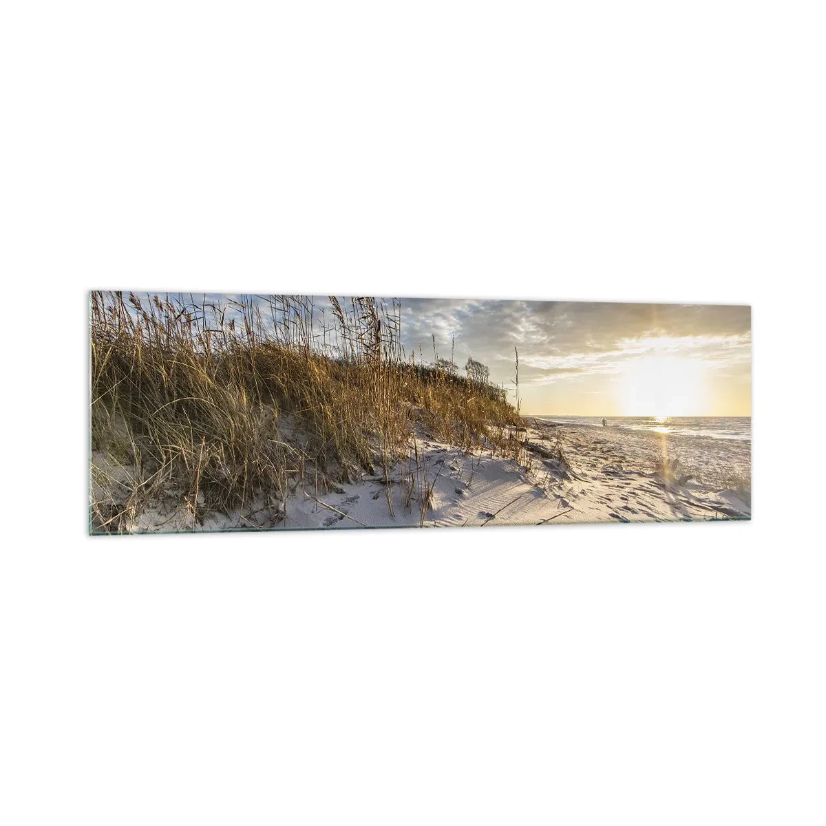 Billede på glas - Indbydelse til en vandretur - 160x50 cm