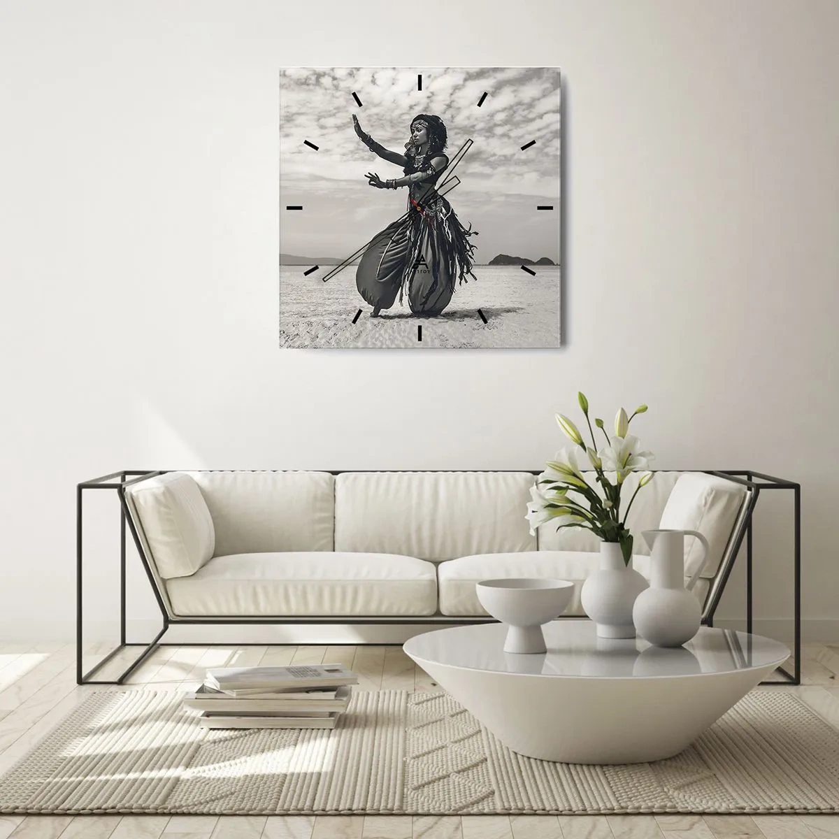 Vægur, Uret - Dans på de sydlige øer - 30x30 cm