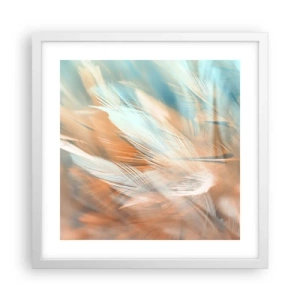 Plakat i hvid ramme - I mildhedens land - 40x40 cm