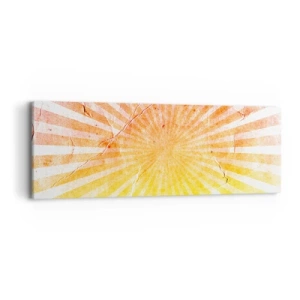 Lærredstryk - Billede på lærred - Opgange og nedgange - 90x30 cm