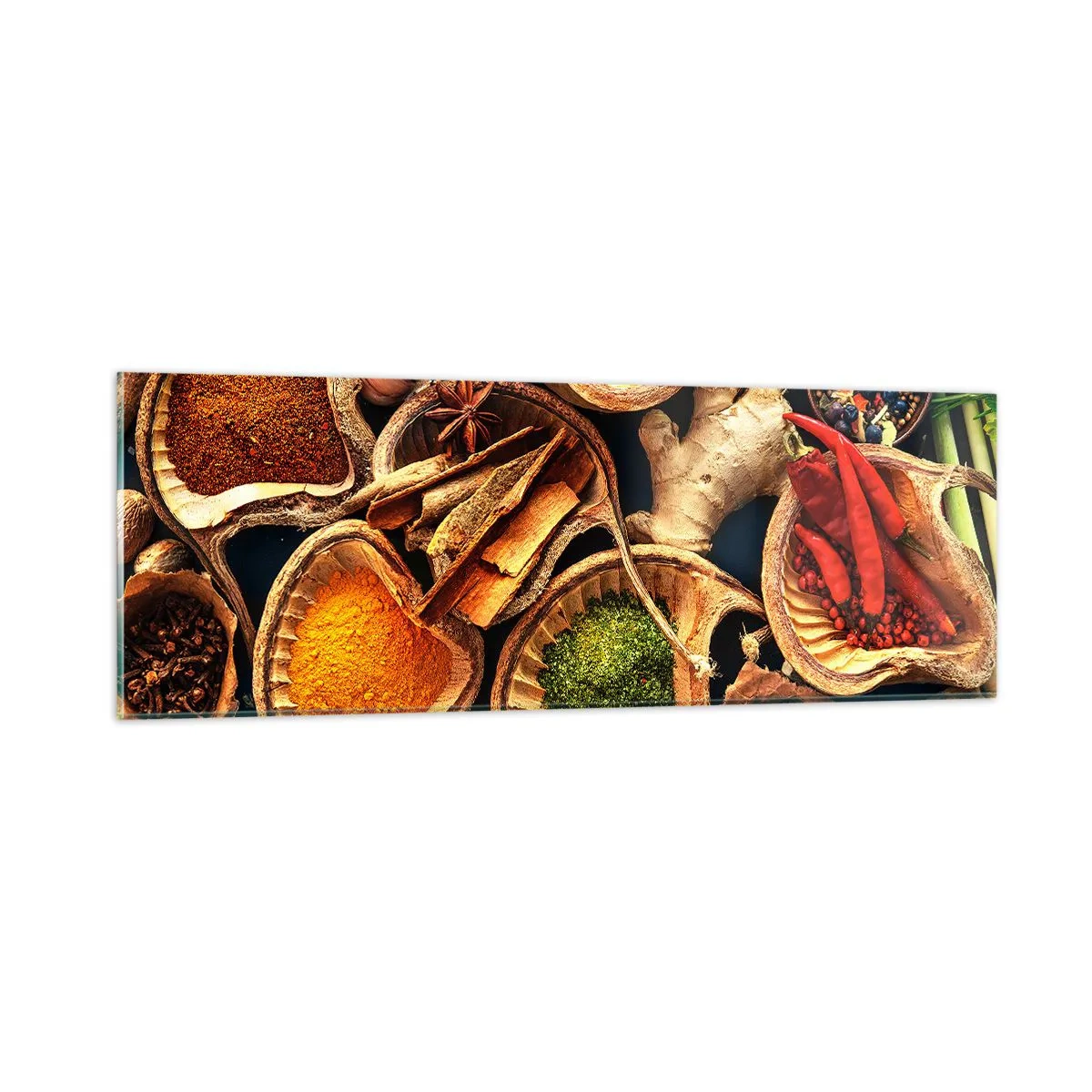 Billede på glas - Tag, hvad du vil have - 90x30 cm
