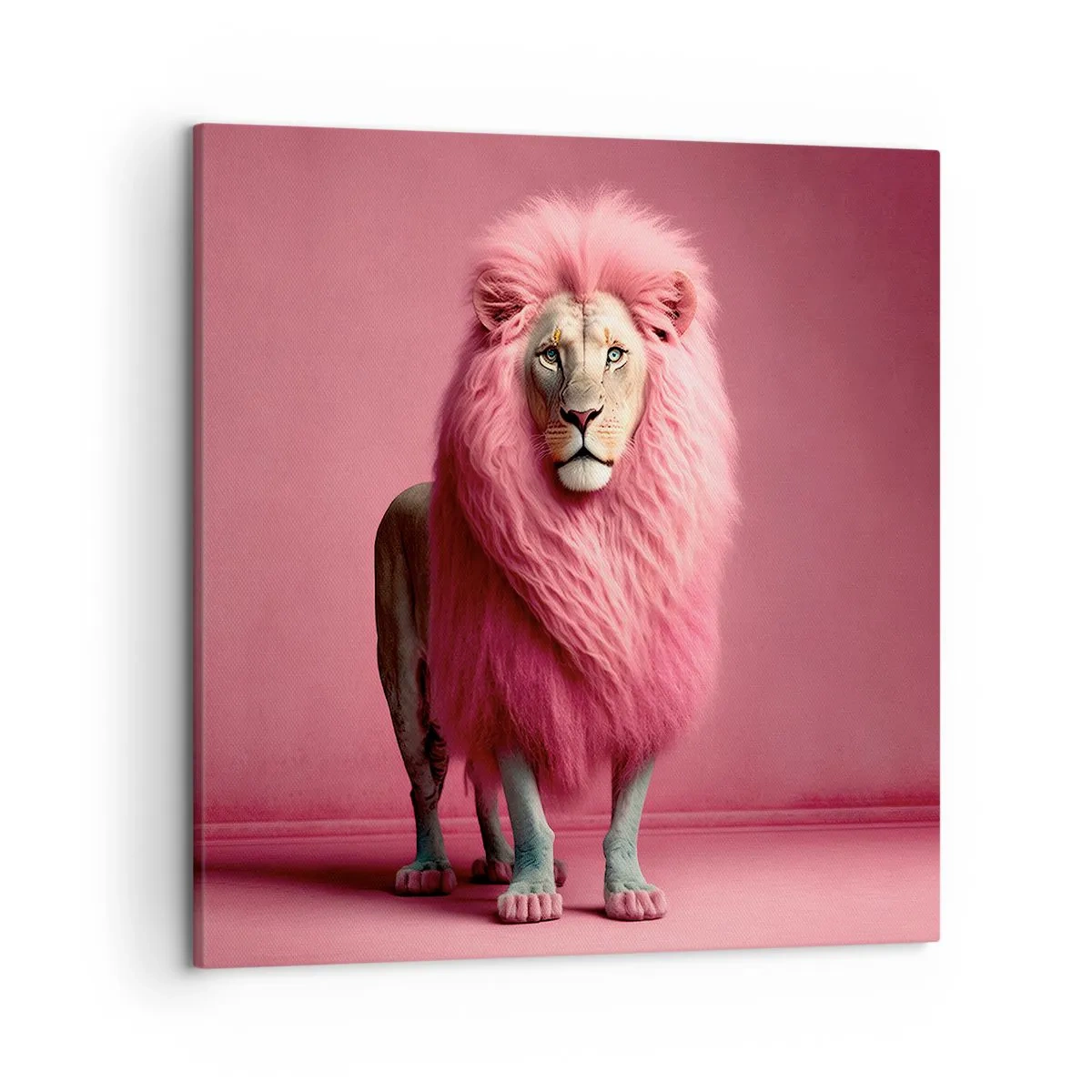 Lærredstryk - Billede på lærred - Og du er ikke længere bange - 50x50 cm