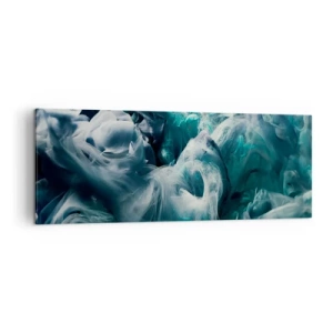 Lærredstryk - Billede på lærred - Farvebevægelse - 140x50 cm