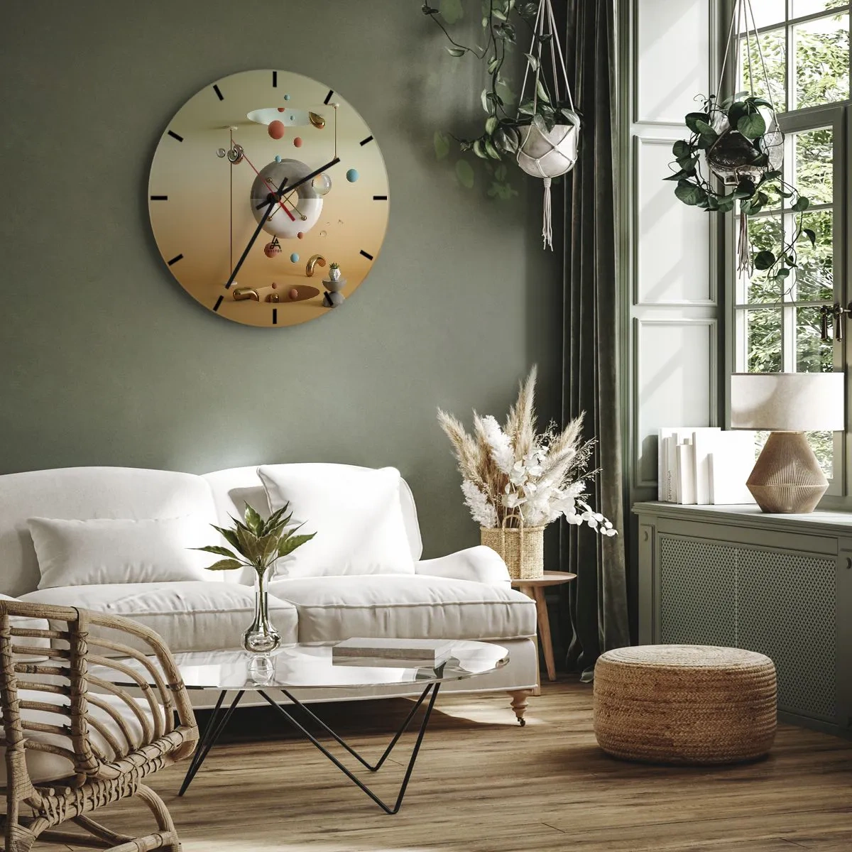 Vægur, Uret - Alt kan ske - 40x40 cm