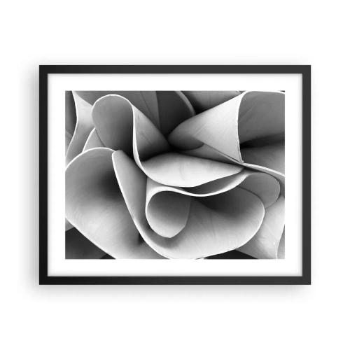 Plakat i sort ramme - Hvad der sker i rummet - 50x40 cm