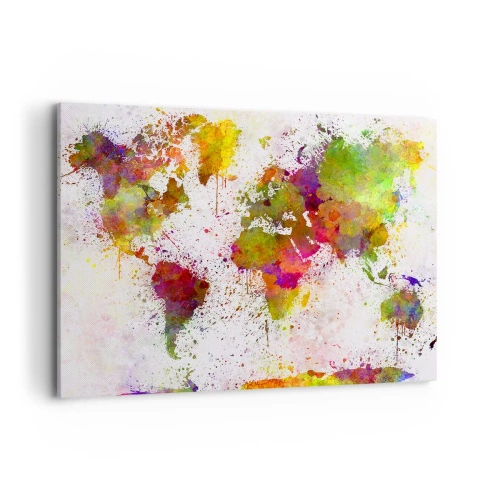 Lærredstryk - Billede på lærred - På en eller anden måde gik det bare godt - 100x70 cm