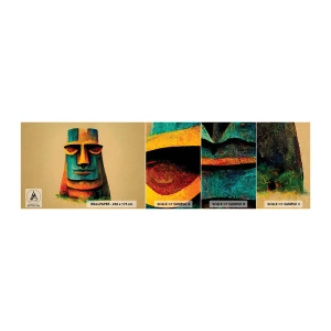 Fototapet Prøve Standard Eco - Statuarisk, men alligevel sympatisk - Statue, Skulptur, Stykke - 100x30 cm