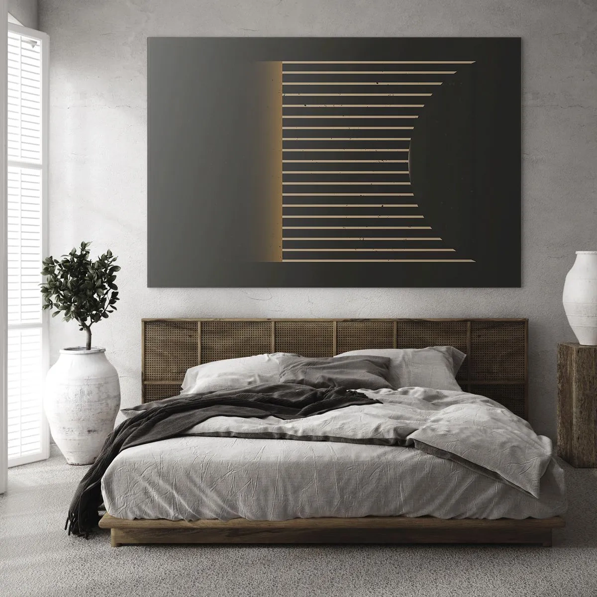 Billede på glas - Udforsk mørket - 100x70 cm