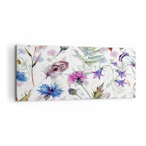 Lærredstryk - Billede på lærred - Polsk herbarium - 100x40 cm