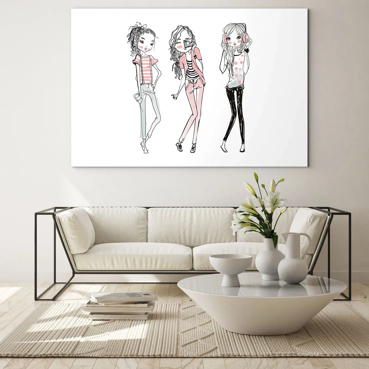 Billede på glas - Det bliver sjovt - 120x80 cm