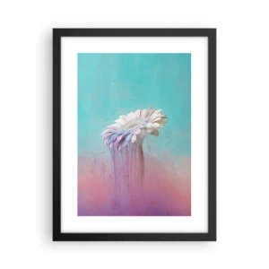 Plakat i sort ramme - Blomster efter døden - 30x40 cm
