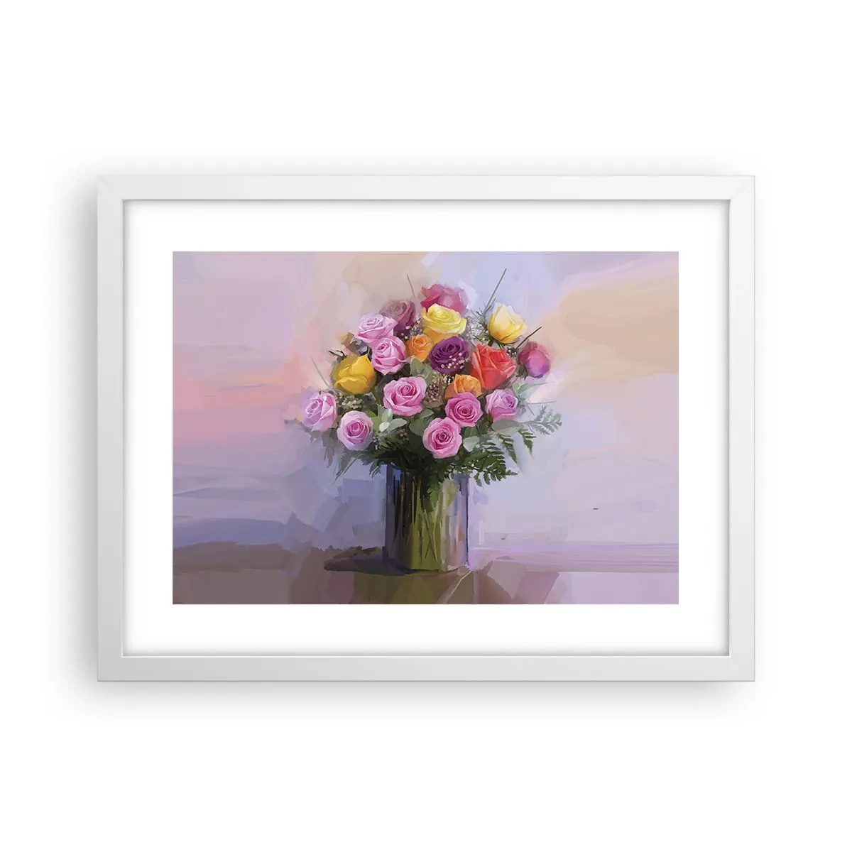 Plakat i hvid ramme - Bevaret skønhed - 40x30 cm